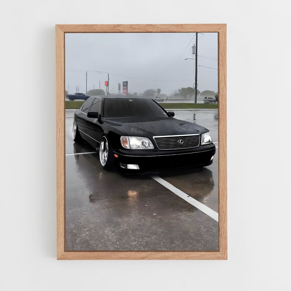 Poster Pluie ciel – affiche Lexus (vue 4)